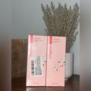 2 Pack Hello Glow! 24k Illuminating Gold Anti Aging Face Masks